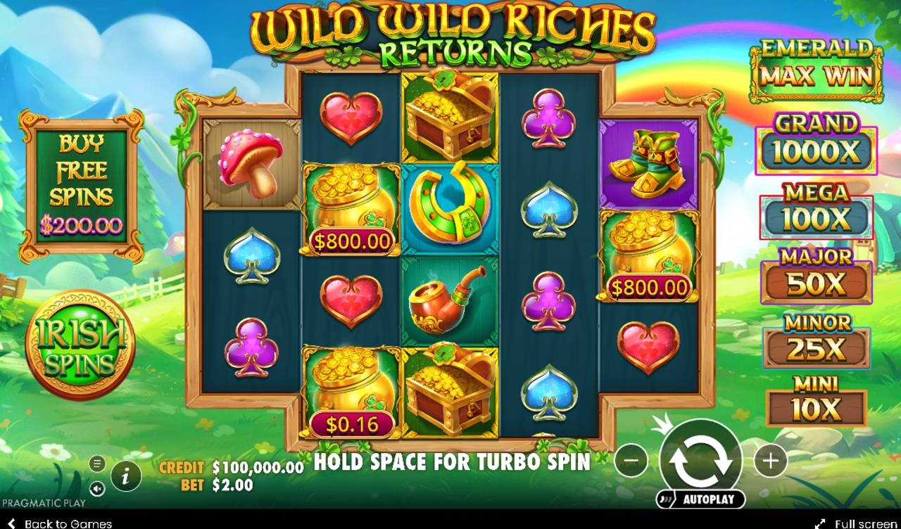 Wild Wild Riches Returns (Pragmatic Play) Image 2